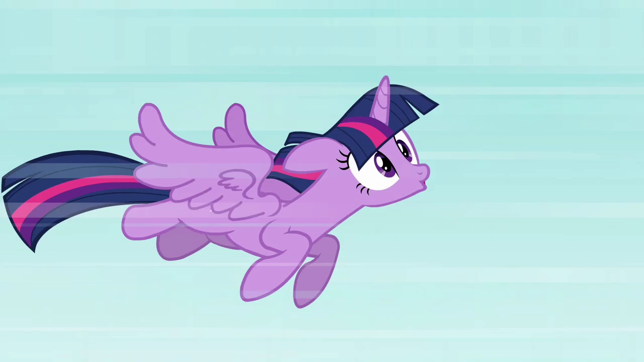 Image - Twilight flying "woo-hoo!" S4E01.png | My Little Pony
